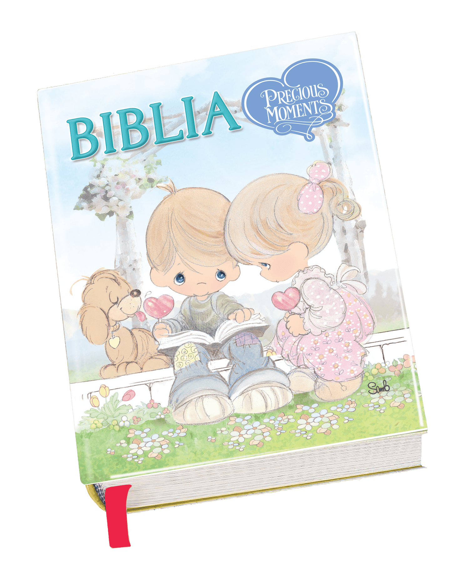 Biblia RVR 1960 Precious Moments Tamaño Bolsillo Tapa Vinil